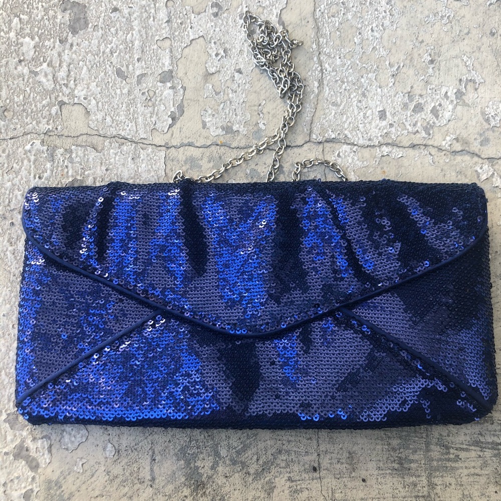 BCBGMAXAZRIA Sequin Bella Clutch Bag